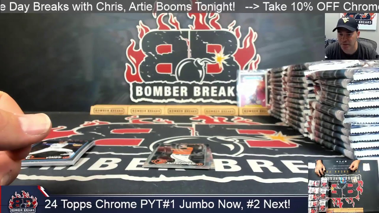 to Topps Chrome Baseball Release Day Breaks
