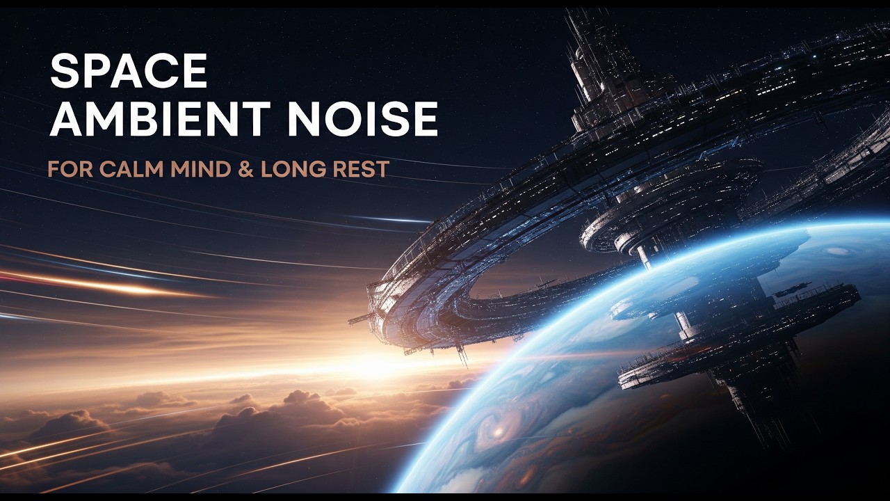 BROWN NOISE FOR DEEP SLEEP  –  10 HOURS  –  STARSHIP AMBIENT DRIFT