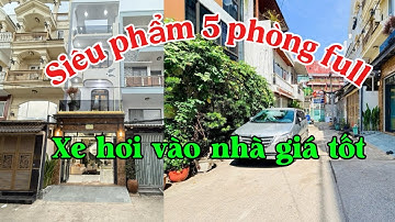 Nhà đẹp Gò Vấp hẻm xe hơi Lê Văn Thọ. Khu đồng bộ đẹp.