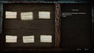 NOTICES: Tooth Healer (Witcher 3 In-Game Lore Read Aloud)