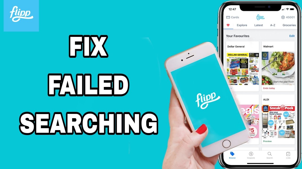 How To Fix And Solve Failed Searching On Flipp App | Final Solution ...