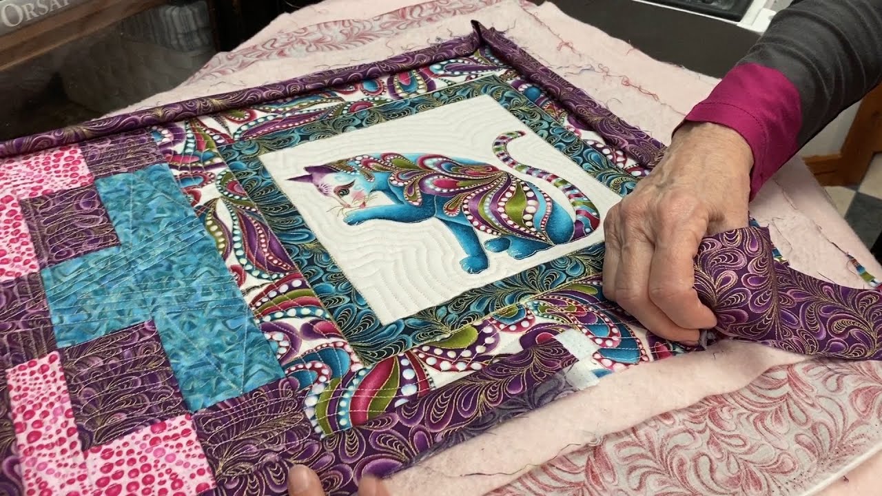 Joining the Binding & other Quilting tips on Placemats YouTube