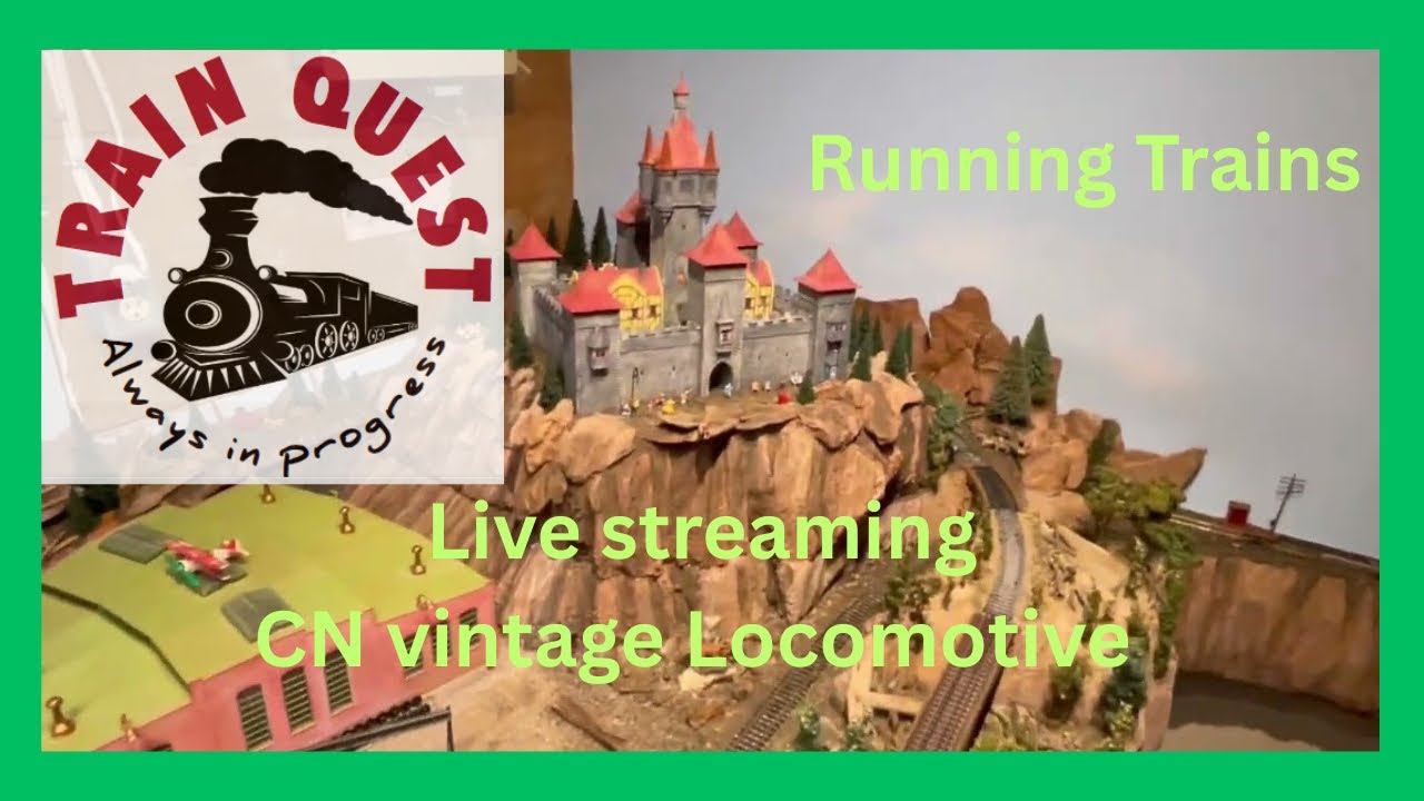 Running a CN vintage Model Train 