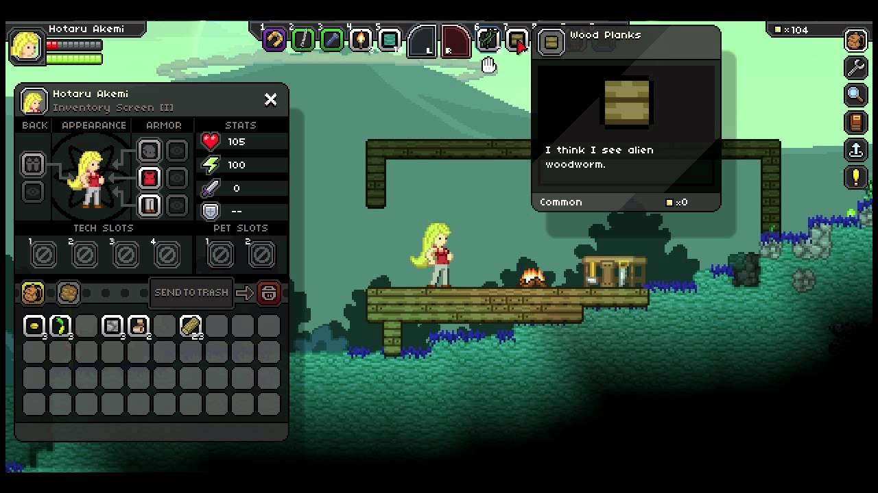 let's play Starbound #07 - С чистого листа...