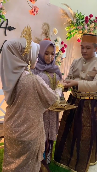 tradisi adat Bugis Mappettuada (lamaran) #shorts