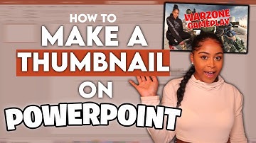 How to Make a Thumbnail for YouTube Videos using POWERPOINT Tutorial! Beginners Friendly ! FREE!