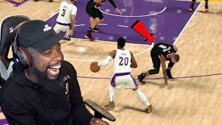 I broke damian lillard's ankles! lakers vs blazers playoff game 5! nba
2k20 ep 32