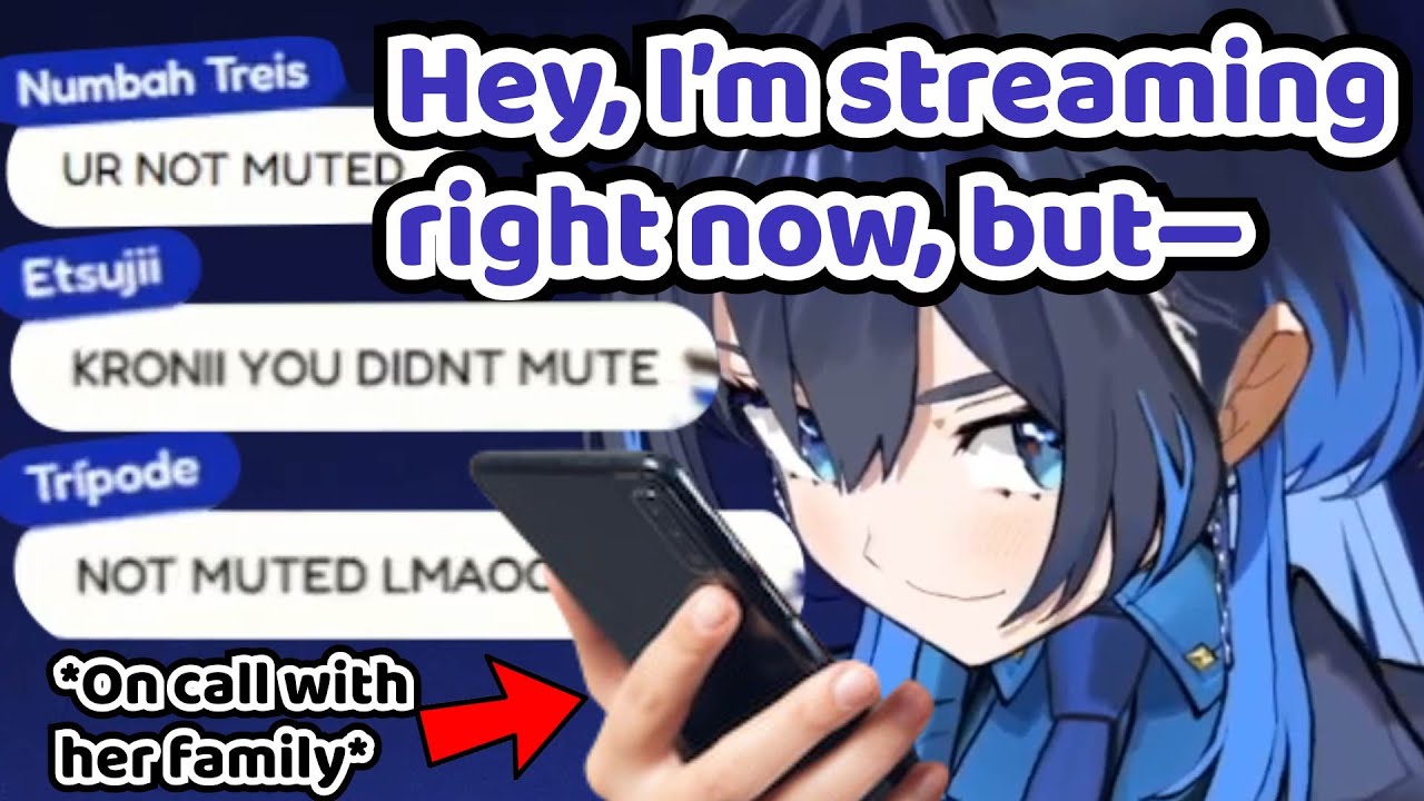 Kronii Wanted to Prove Her Point by Calling Her Family But Forgot to Mute Her Mic