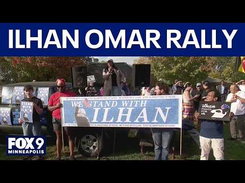Illhan Omar rally held in Minneapolis following federal raid [FULL]