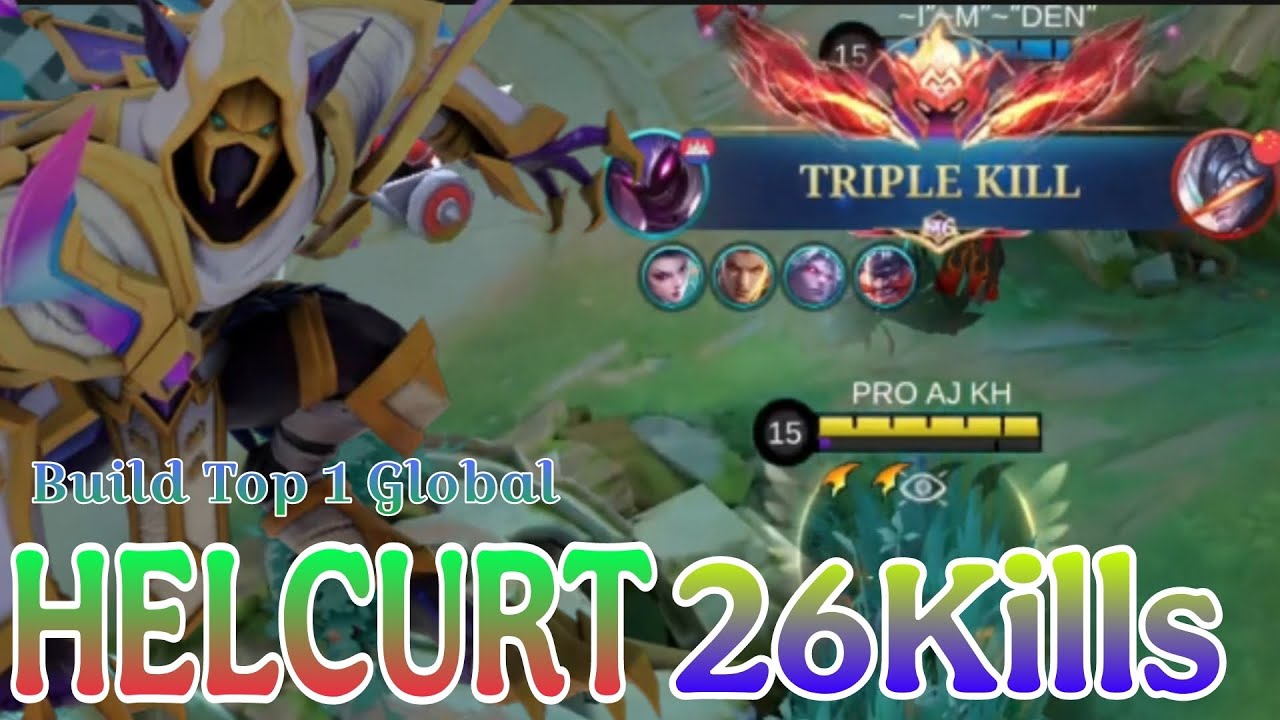 26 Kills !! Helcurt Evolved Predator 100% Killing Machine - Build Top 1 Global Helcurt ~ MLBB