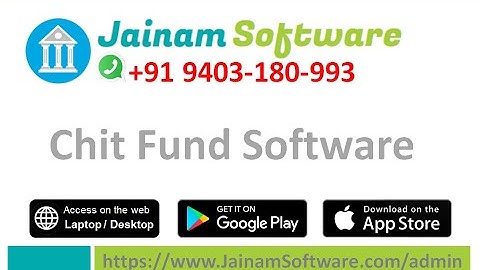 Chit Fund Software