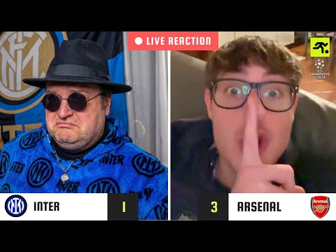 Video INTER-ARSENAL 1-3 LIVE REACTION | TIFOSI INTERISTI vs GUFI | TIFOSIAMO
