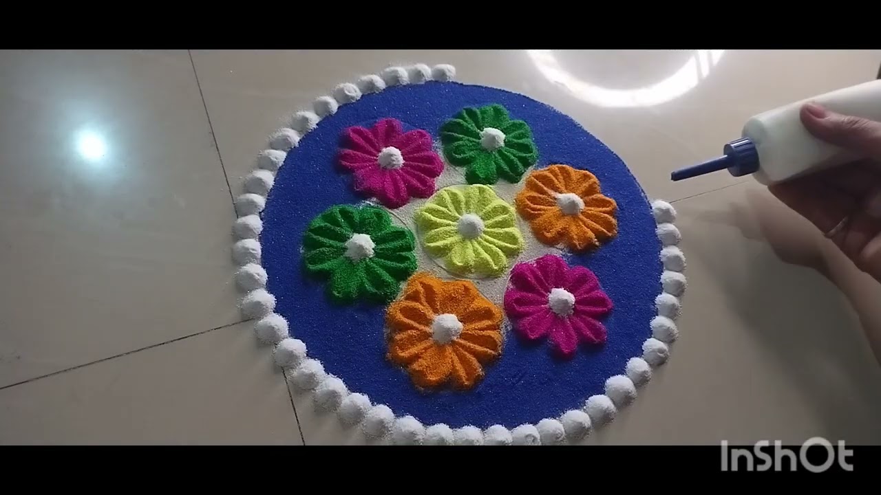 Rangoli Design For Diwali | Laxmi Pujan Rangoli | Diwali Rangoli Designs Easy 