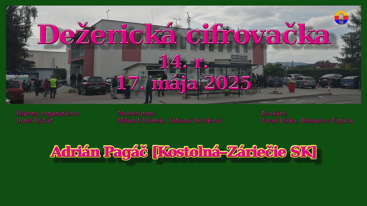 Dežerická cifrovačka 14. r., 17. mája 2025: Adrián Pagáč.