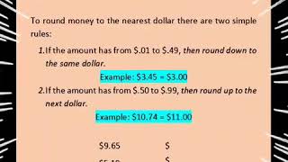 Rounding Money