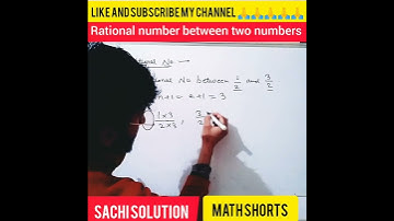 How to find rational numbers between two numbers | class 9th math | #viral#shorts#rationalnumbers