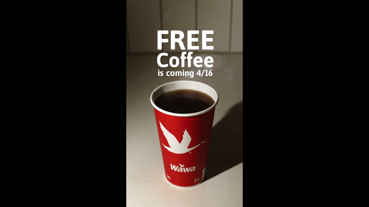 drop this in the group chat: free. hot. coffee. 4/16. any size. ☕️​