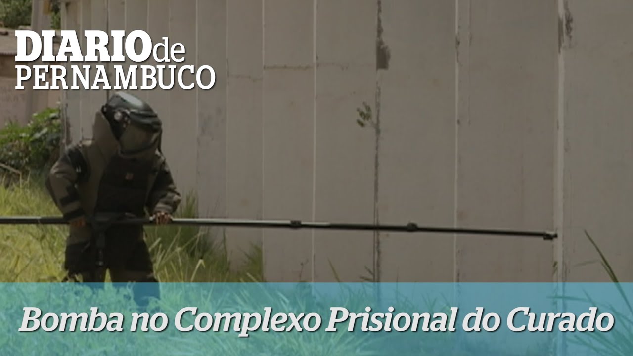 Bomba encontrada durante vistoria no Complexo Prisional do Curado
