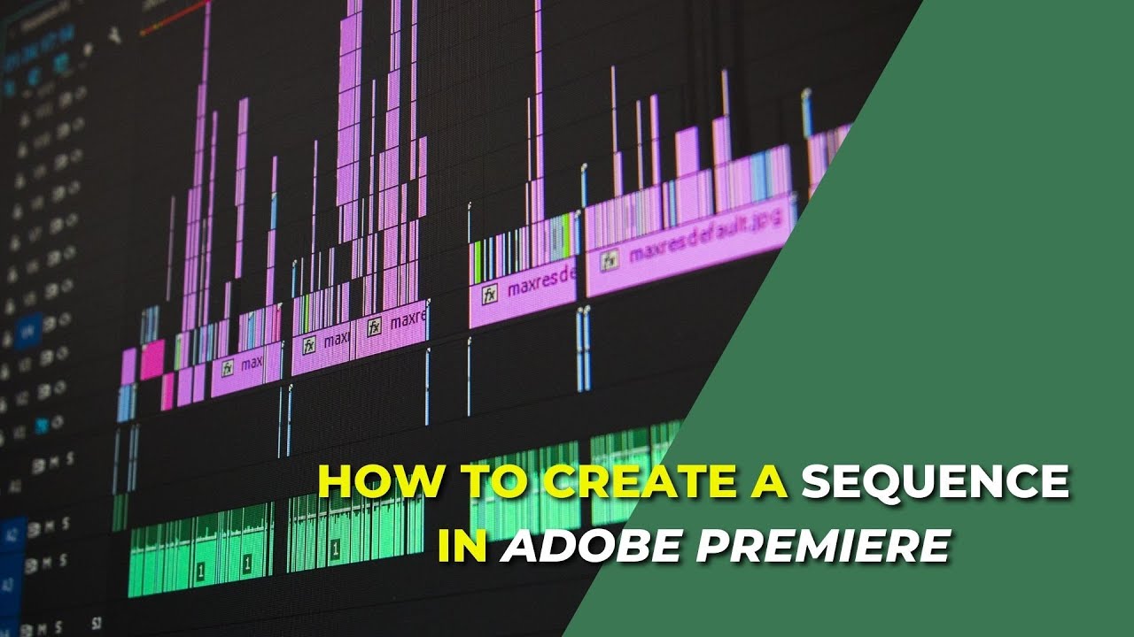 How to create a sequence in Adobe Premiere | Aswad Qureshi - YouTube