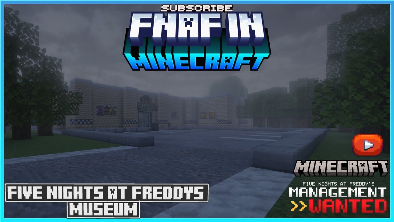 I Built a Five Nights at Freddy's Museum In Minecraft | FNAF Management Wanted Mod | Minecraft Java