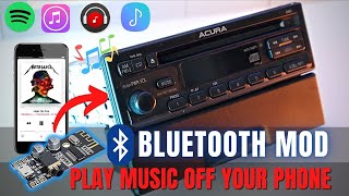 Add BLUETOOTH to Car CD Player Stereo | Vintage OEM Radio Mod