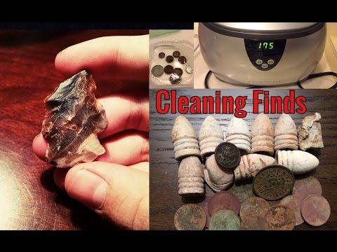 How To Clean Metal Detecting Finds - Coins, Relics, Artifacts + Quick Dig