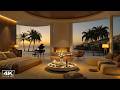 Enjoy Smooth Jazz Instrumental By The Sea Cozy Beachfront Apartment At Sunset For Relaxation 
