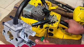 To Check Carburetor At Home How To Repairing  Chainsaw Startting Problem | Chainsaw Won't Start