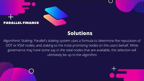 Parallel Finance Introdution