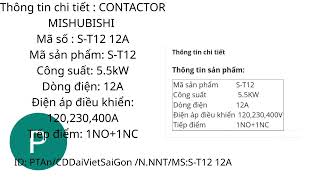CONTACTOR MITSHUBISHI 7   PTAn   201225