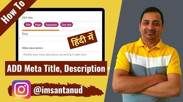 How To Add Meta Title, Description In WordPress in Hindi | Using RankMath And Yoast SEO Plugin