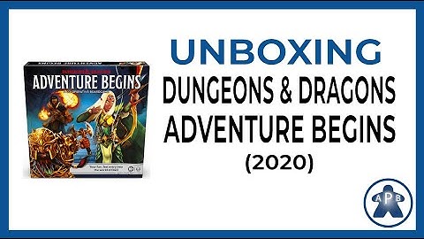 Unboxing - DUNGEONS & DRAGONS: ADVENTURE BEGINS