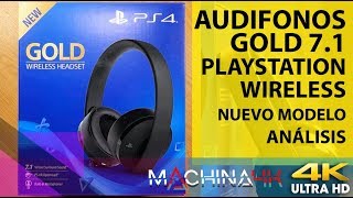 Unboxing Audifonos Gold PlayStation 4 Ps4 Inalambricos Gamer