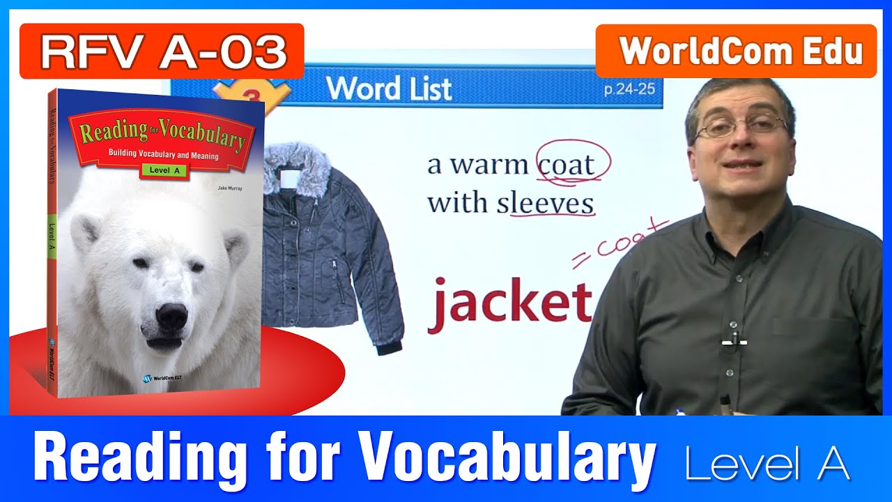 Learn English | Reading for Vocabulary | Level A | Lesson 03 | Brian Stuart  (미국교과서) (영어 강의)