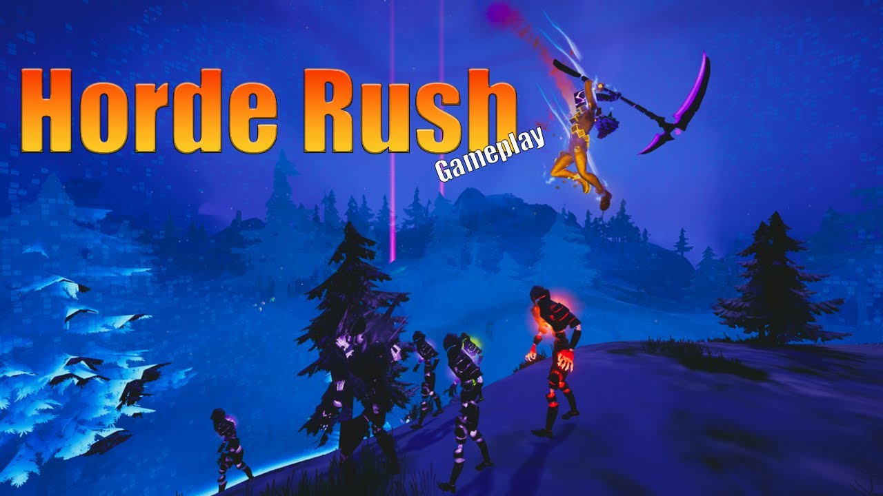 Horde Rush Gameplay Fortnite