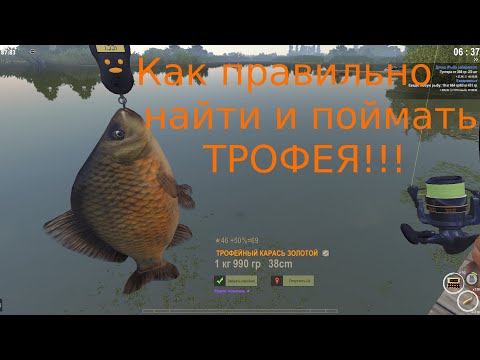 theFisher Online /Как найти и поймать ТРОФЕЯ!!!