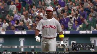 PS5 MLB the show 21 シーズン 84戦 カーディナルス vs ロッキーズ