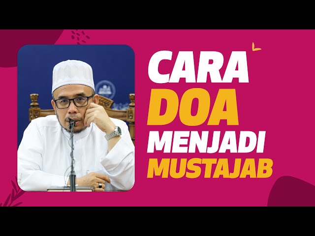 Prof Dr MAZA - Cara Doa Menjadi Mustajab class=