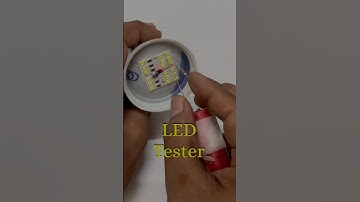 Homemade LED Tester 🔋 | Simple DIY Electronics Project | Test Any LED Easily at Home