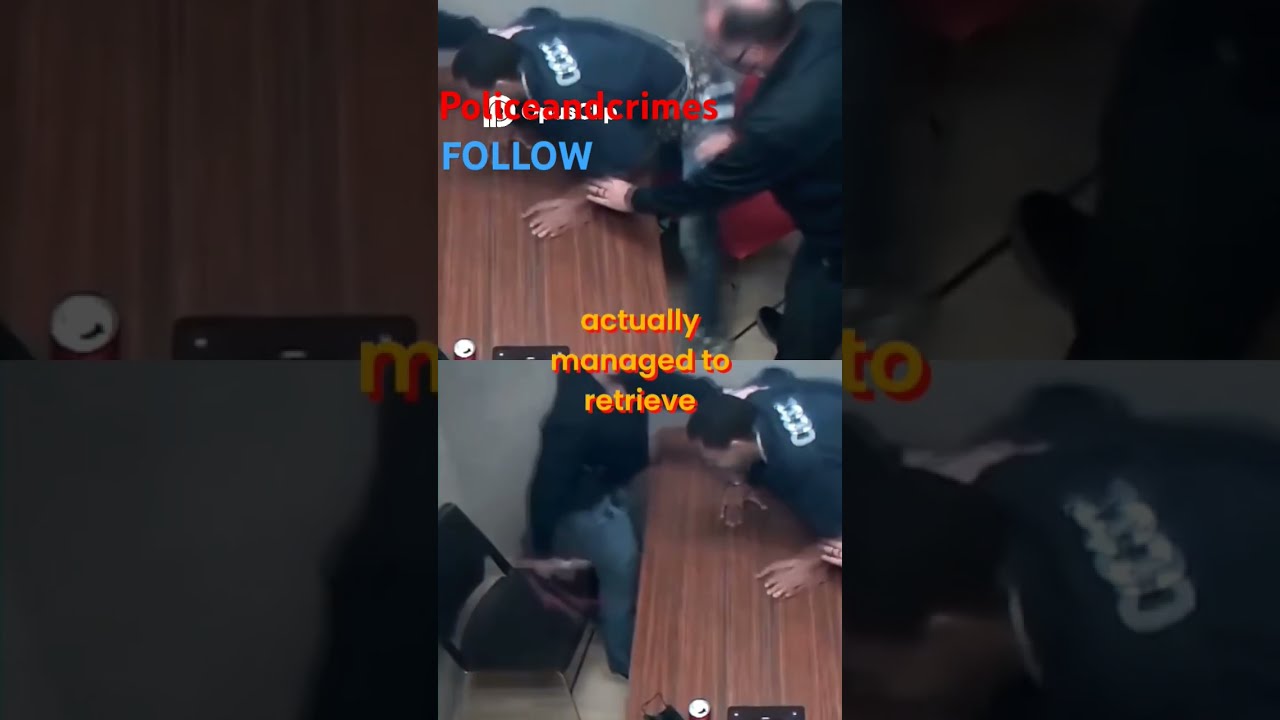When The Suspect Tries To Get Gun From A Officer Police Cops