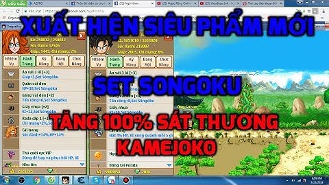 Ngọc Rồng Online - Set songoku thứ 2 của sv7 xuất hiện, Tăng 100% sát thương kamejoko bá đạo quá