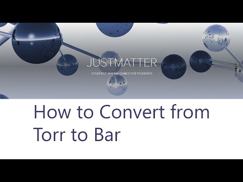 How to Convert from Torr to Bar