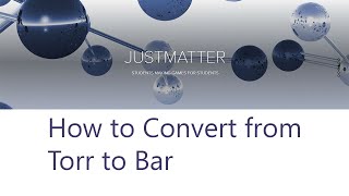 How to Convert from Torr to Bar