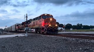 BNSF auto rack train ￼￼