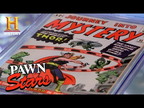 Pawn Stars: SUPER EXPENSIVE Thor Comic Book is MAJOR Marvel History (Season 18) | History