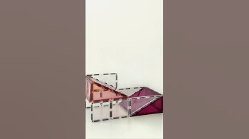 How to Build a Simple Ramp with CONNETIX Magnetic Tiles @jasoemi.playtime