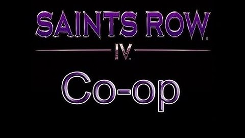 Playing coop Saints Row IV
