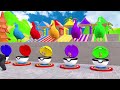 Giant Duck Cartoon,Cow,Elephant,Tiger,Lion,Dinosaur,Paint Wild Animals Crossing Fountain anyera 98