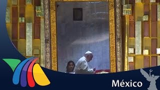 El Papa, a solas con la Virgen de Guadalupe | Noticias