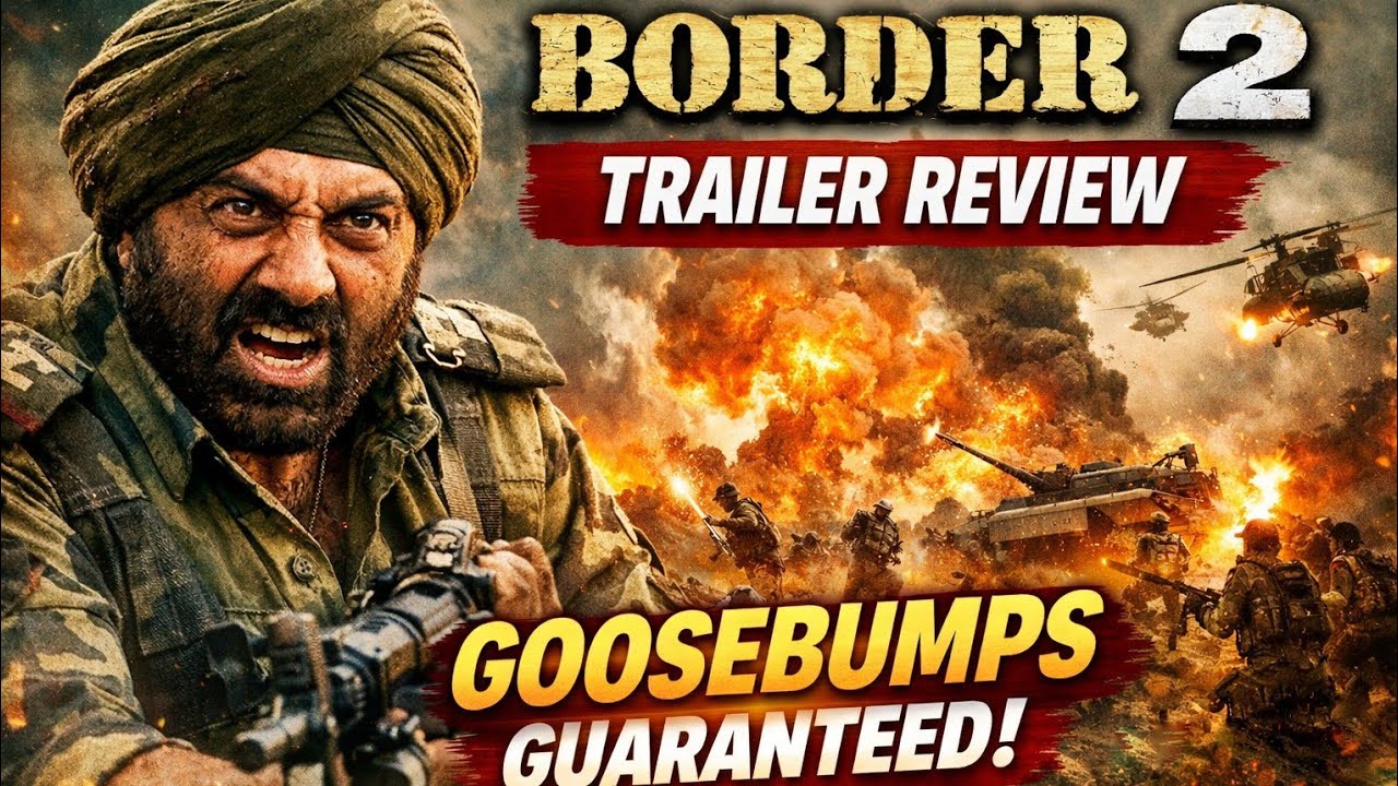 Border 2 Trailer Review | Sunny Deol Is Back | Goosebumps Guaranteed | Full Reaction
